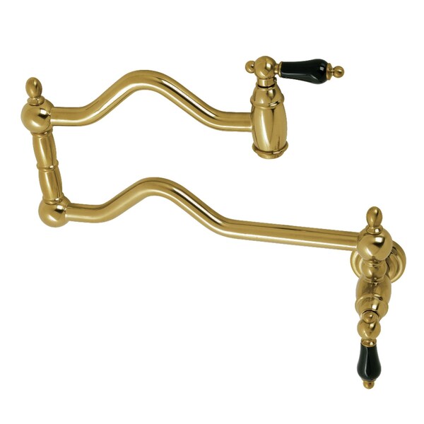 KS2107PKL Duchess Wall Mount Pot Filler, Brushed Brass